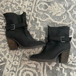 Steve madden riskey boot black